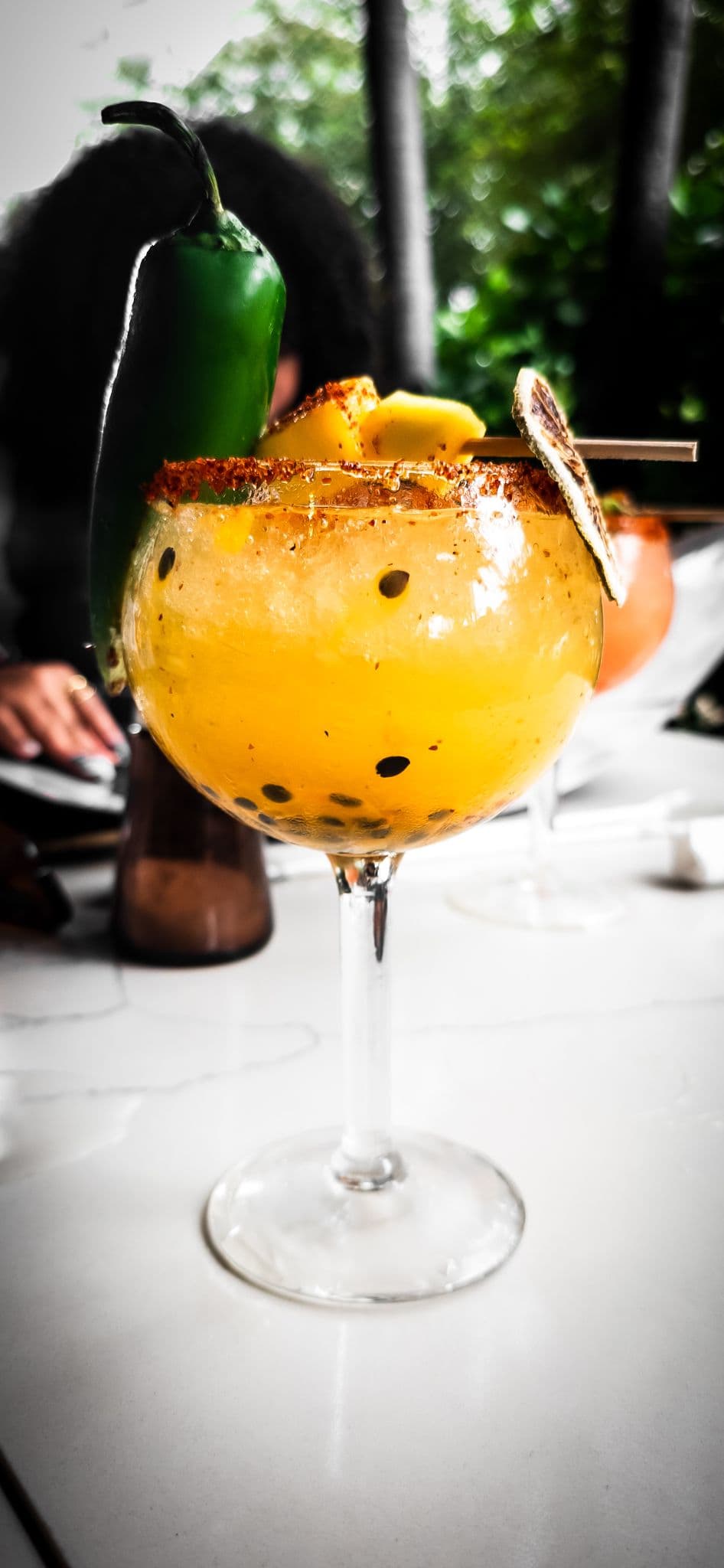 Spicy Passionfruit Margarita